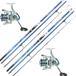 Surfcasting|Packs Et Ensembles - SASORI Pack surfcasting 2 cannes optimum surf + 2 moulinets x3 9000 sw