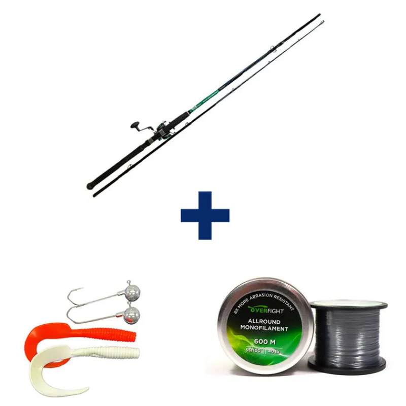 Packs Et Ensembles - OVERFIGHT Pack Tank Heavy Spin + Monofilament + Leurre