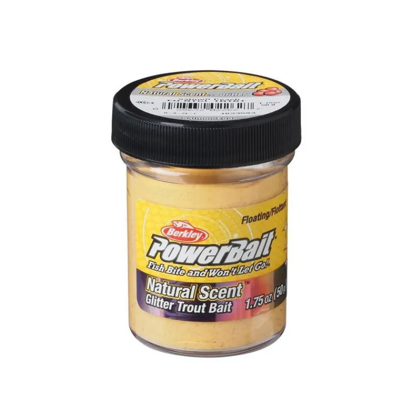 Appâts À Truite - BERKLEY Pate a Truite Natural Glitter Trout Dough 50 g