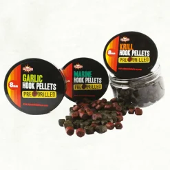 Appâts / Amorces - DYNAMITE BAITS Pellet Pre Drilled Garlic Hook Pellets , 150g