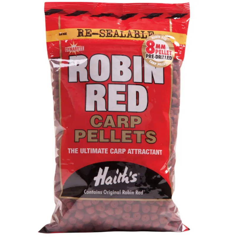 Appâts Et Fabrication - DYNAMITE BAITS Pellets d'amorçages carpe robin red carp pellets 900g