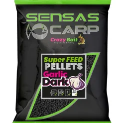 Appâts / Amorces - SENSAS Pellet Super Feed Garlic Dark 650 g