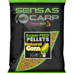 Appâts / Amorces - SENSAS Pellet Super Feed Natural Corn 650 g