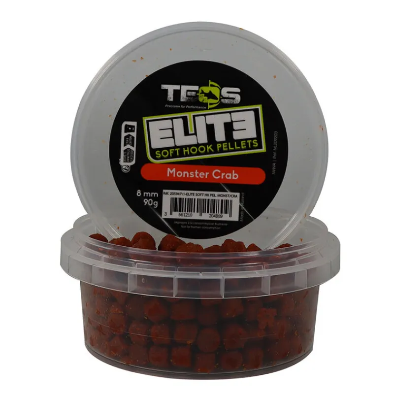 Appâts / Amorces - TEOS Pellets Soft Hook Elite Monster Crab 8mm 90g