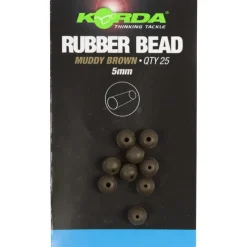 Acc.Montages/Hameçons - KORDA Perle de protection pour ligne carpe safe zone 5mm rubber bead (x25)
