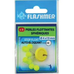 Montages / Hameçons - FLASHMER Perles flottantes sphériques stop float 10mm