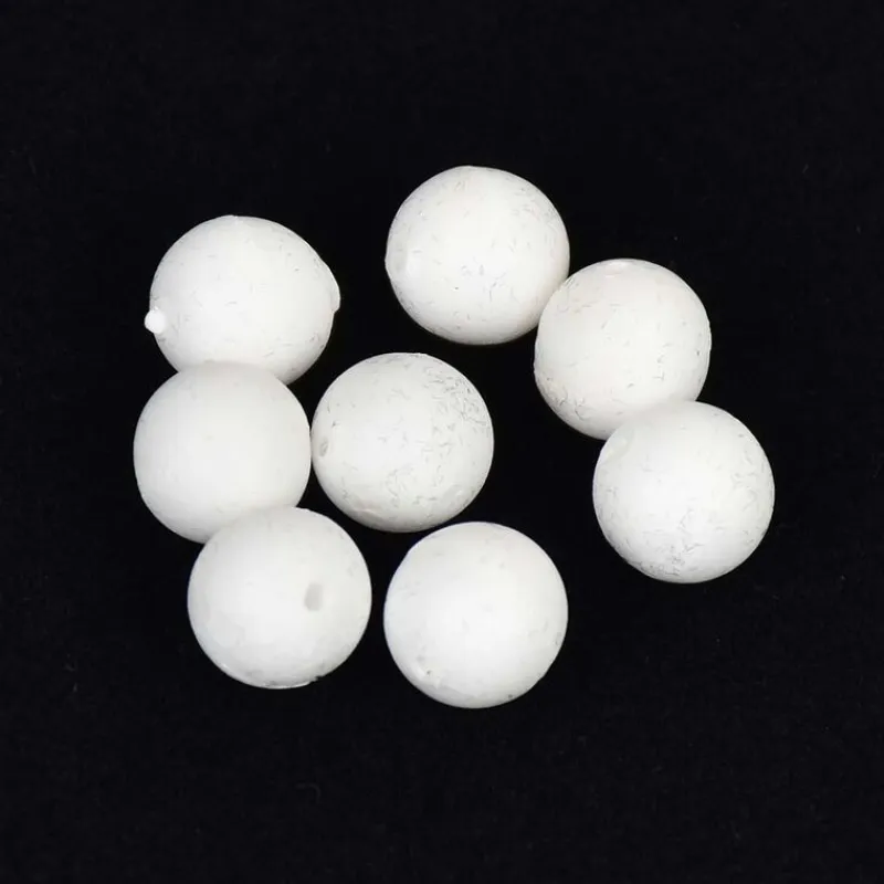 Surfcasting|Montages / Hameçons - SUNSET Perles rondes flottantes blanches (x20)