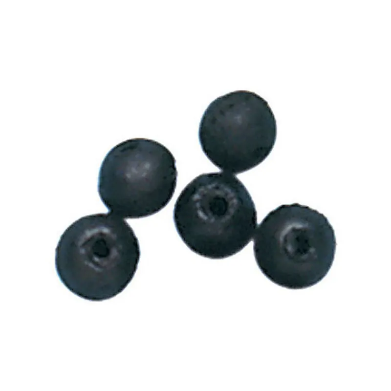 Montages / Hameçons|Hameçons Et Montages - PAFEX Perles souples carnassier noires (x20)