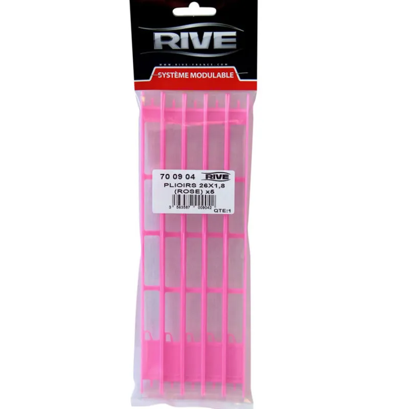 Flotteurs - RIVE Plioirs pour lignes montées coup rose 26x1.8cm (x5)