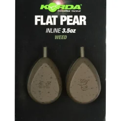 Acc.Montages/Hameçons - KORDA Plomb in line flat pear (x2)