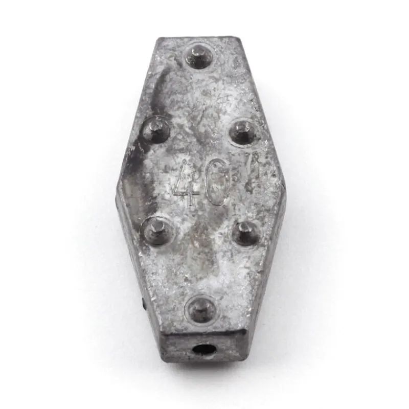 Montages / Hameçons - LEMER Plomb Hexagonal A Crampons