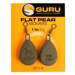 Cages Feeder - GURU Plombs poire FLAT PEAR BOMB (X2)