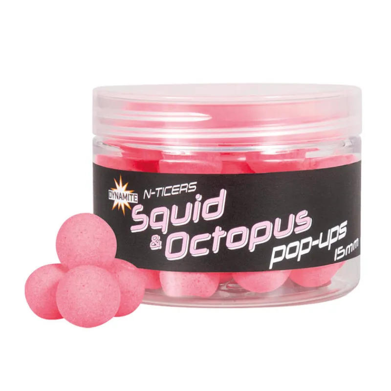 Appâts Et Fabrication - DYNAMITE BAITS Pop-Up N-Ticers Squid & Octopus