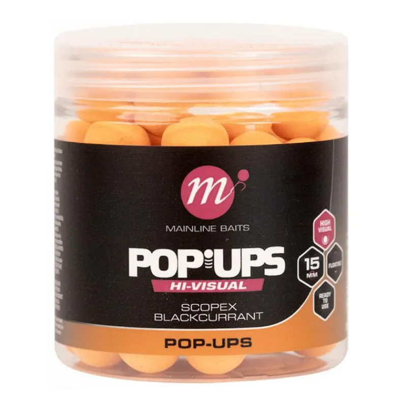Appâts Et Fabrication - MAINLINE Pop-Ups High Visual Scopex & Blackcurrant