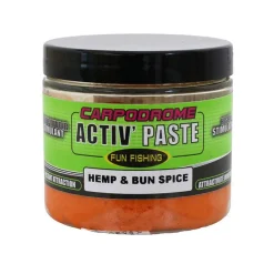 Appâts / Amorces - FUN FISHING Pâte d’eschage Activ’Paste FUNFISHING Hemp et bun spice 150g (chènevis et pain d'épices)
