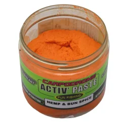 Appâts / Amorces - FUN FISHING Pâte d’eschage Activ’Paste FUNFISHING Hemp et bun spice 150g (chènevis et pain d'épices)
