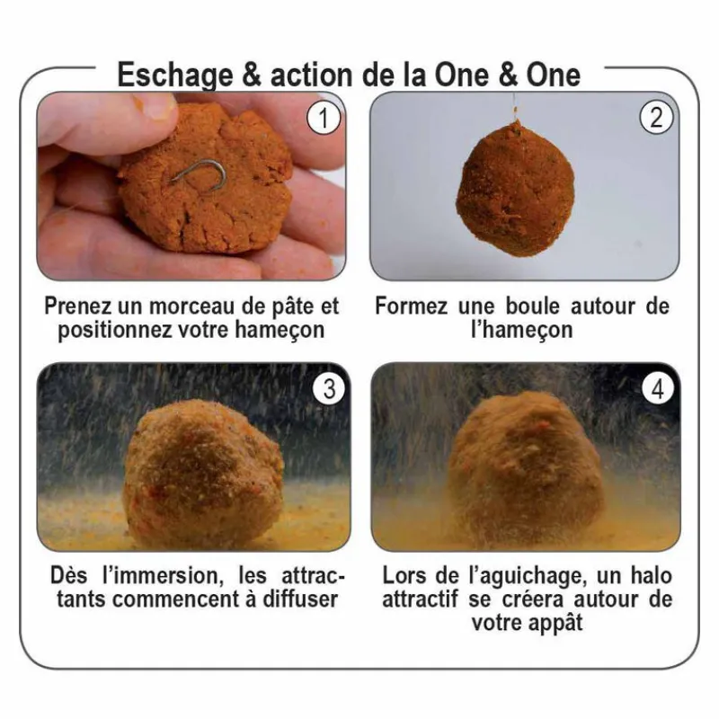 Appâts / Amorces - FUN FISHING Pâte d'Eschage One and One Monster Crab 500g