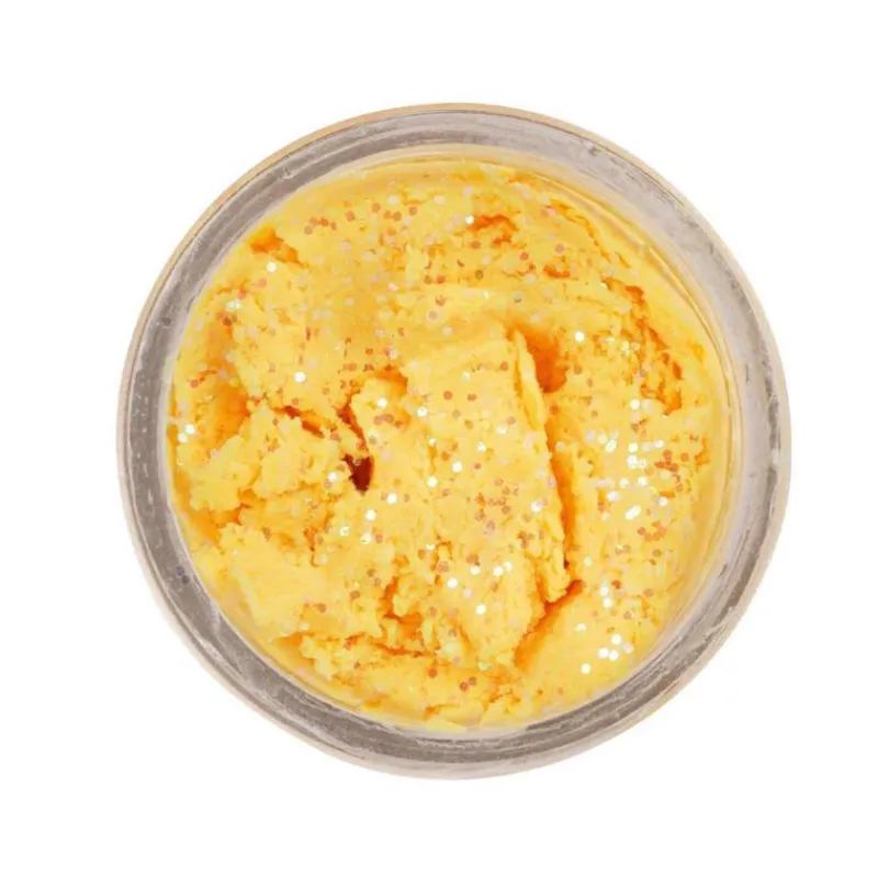 Appâts À Truite - BERKLEY Pâte à Truite Saveur Fromage PowerBait Cheese Glitter