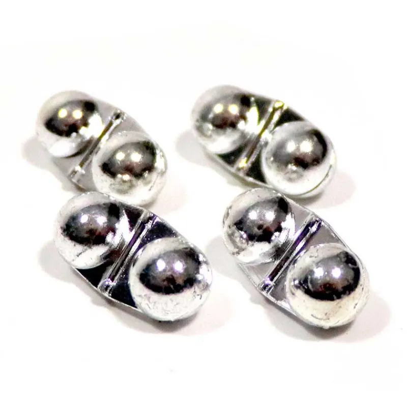 Acc. Montage / Hameçons - OVERFIGHT Rattle Double Rattlers Silver x4