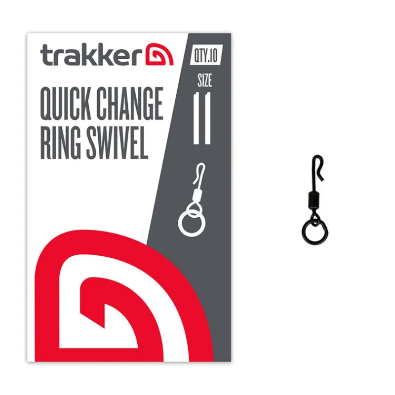 Acc.Montages/Hameçons - TRAKKER Ring Swivel taille 11 x6