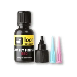 Fly Tying - LOON Résine UV couleur rouge 14g