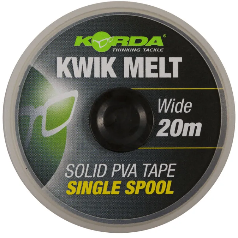 Amorçage/Propulsion - KORDA Ruban soluble carpe kwik melt 5mm pva (40m)