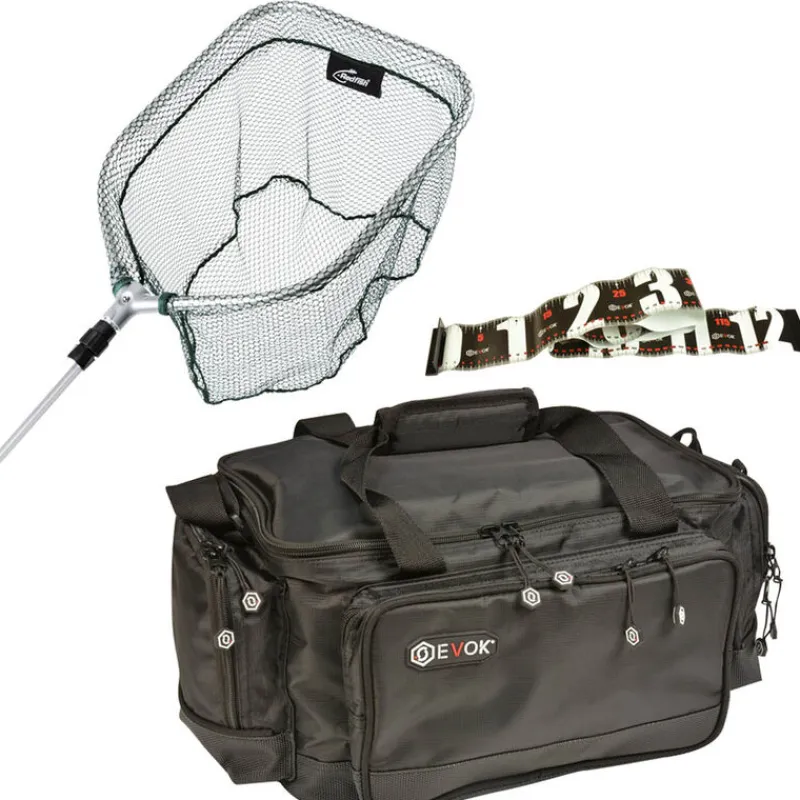 Packs Et Ensembles|Bagagerie Et Rangement - PACIFIC PECHE Sac Transport 4 Boites Inclus + Epuisette + Toise