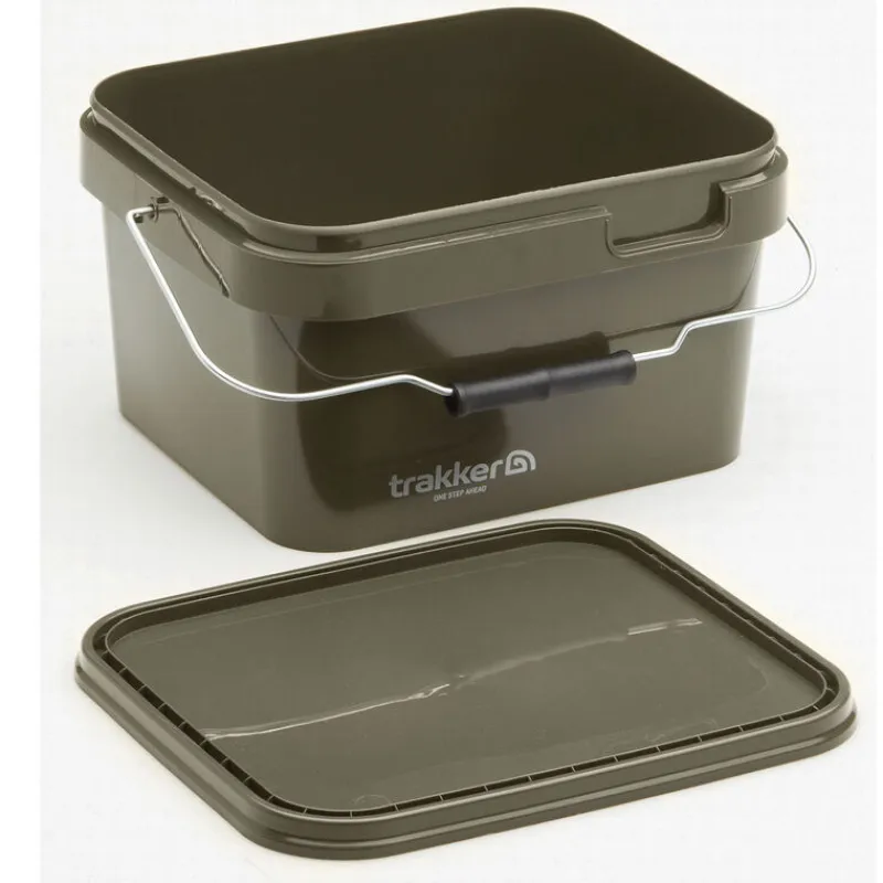 Amorçage/Propulsion|Bagagerie/Rangement - TRAKKER Seau Olive Square Container 5l
