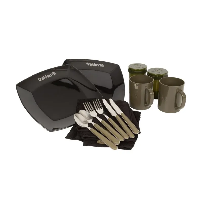 Bivouac/Confort - TRAKKER Set Couvert NGX Deluxe Food Set