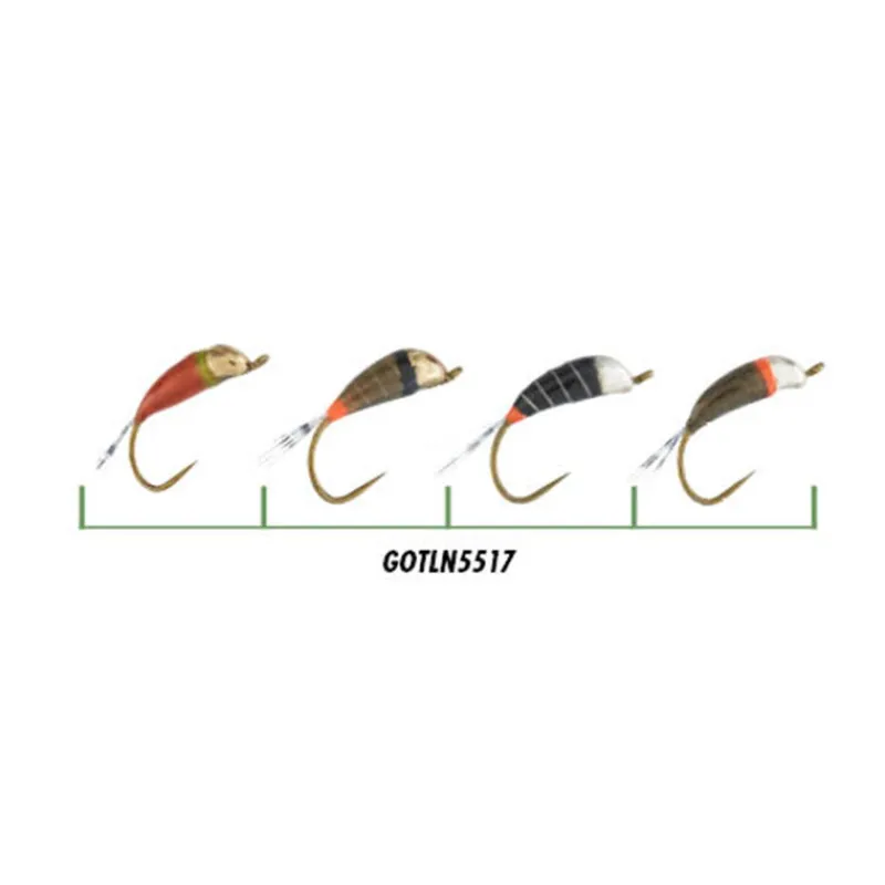 Mouches - GARBOLINO Set de Nymphe Javi Versions Lisses x4