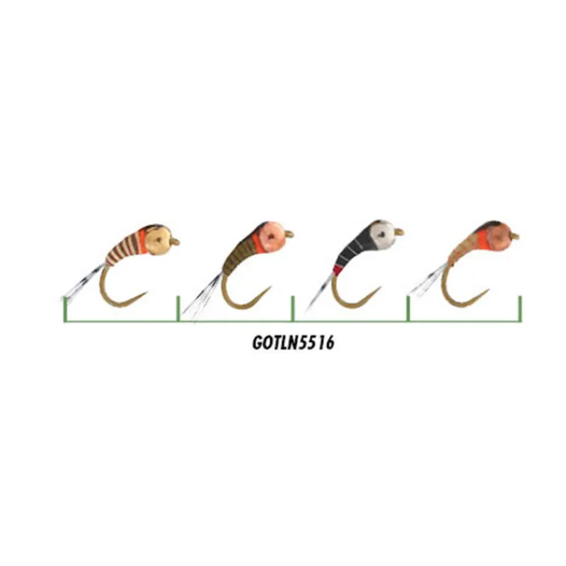 Mouches - GARBOLINO Set de Nymphe Perdi Gone x4