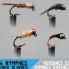 Leurres À Truite - GARBOLINO Set Nymphe x4 - moyennes et grandes rivières / eaux claires