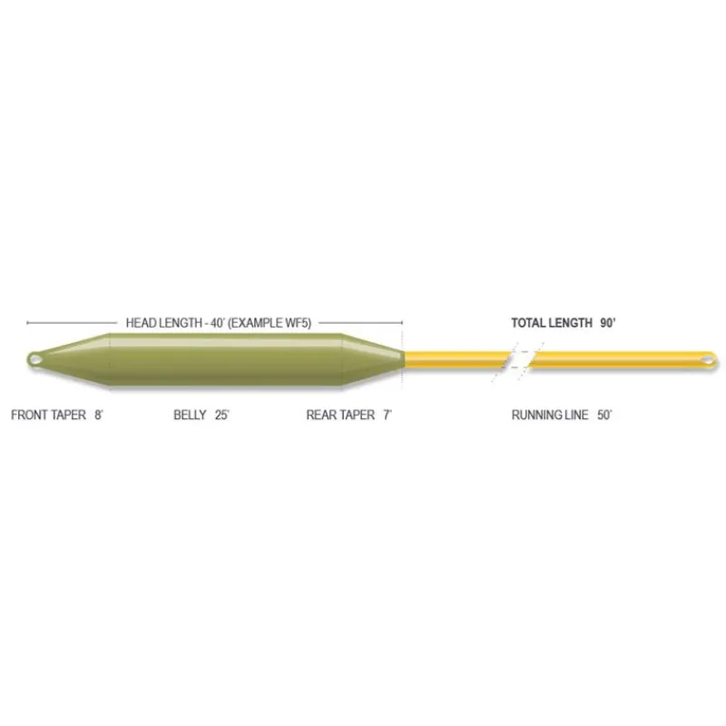 Soie - AIRFLO Soie flottante Forge Floating Fly Line