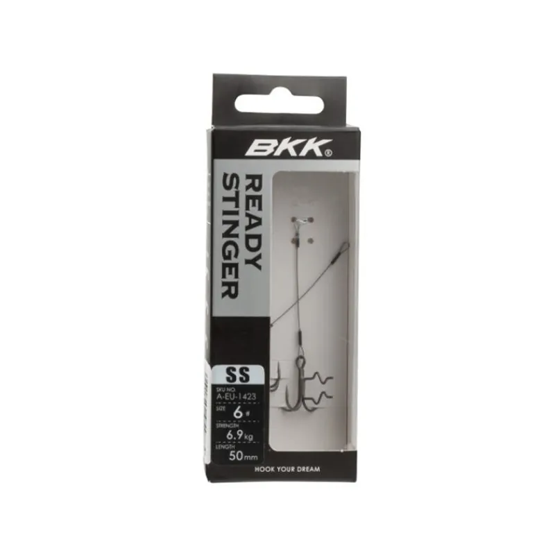 Hameçons Et Montages - BKK Stinger Assist Spear SS Ready Stinger 7x7 Wire Taille #4 (x2)
