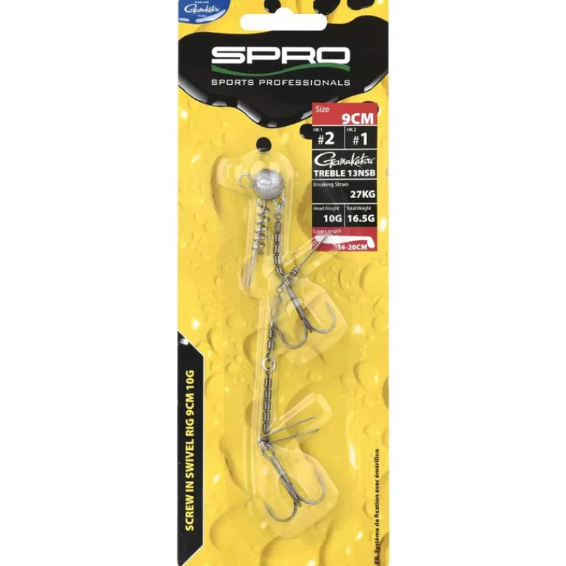 Hameçons Et Montages - SPRO Stinger Screw in 360 Rig 9cm