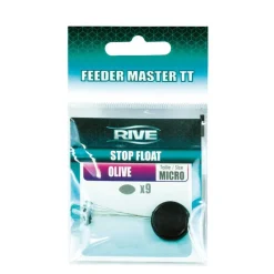 Acc. De Montage Feeder - RIVE Stop Float Olive - Micro (x9)