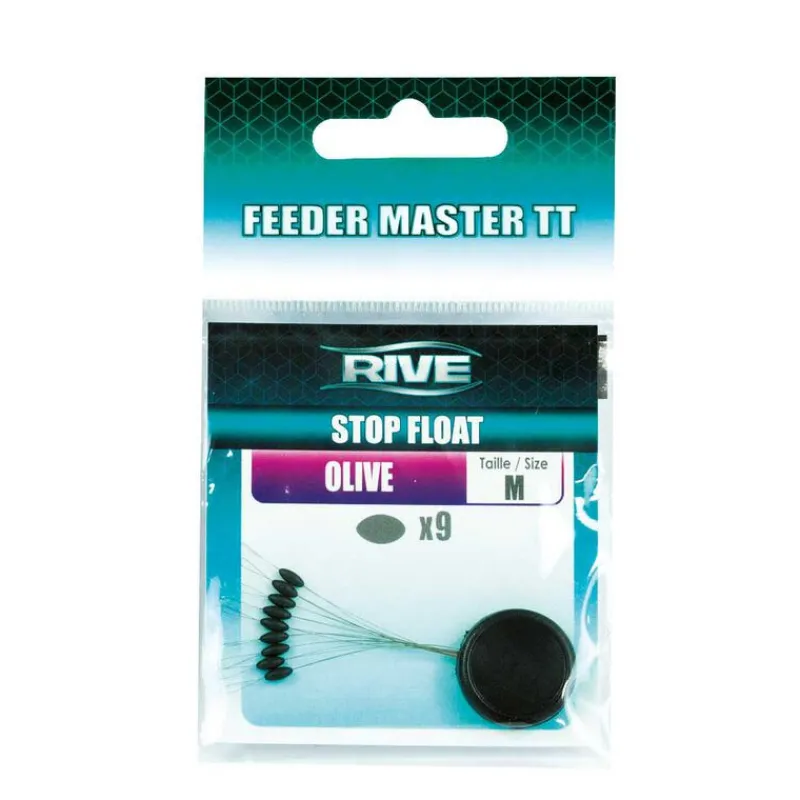 Acc. De Montage Feeder - RIVE Stop Float Olive - M (x9)