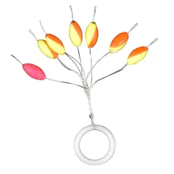 Lignes Et Accessoires De Montage - GARBOLINO Streamline Reperes de ligne Drop (6JAU/ORAN +ROSE)