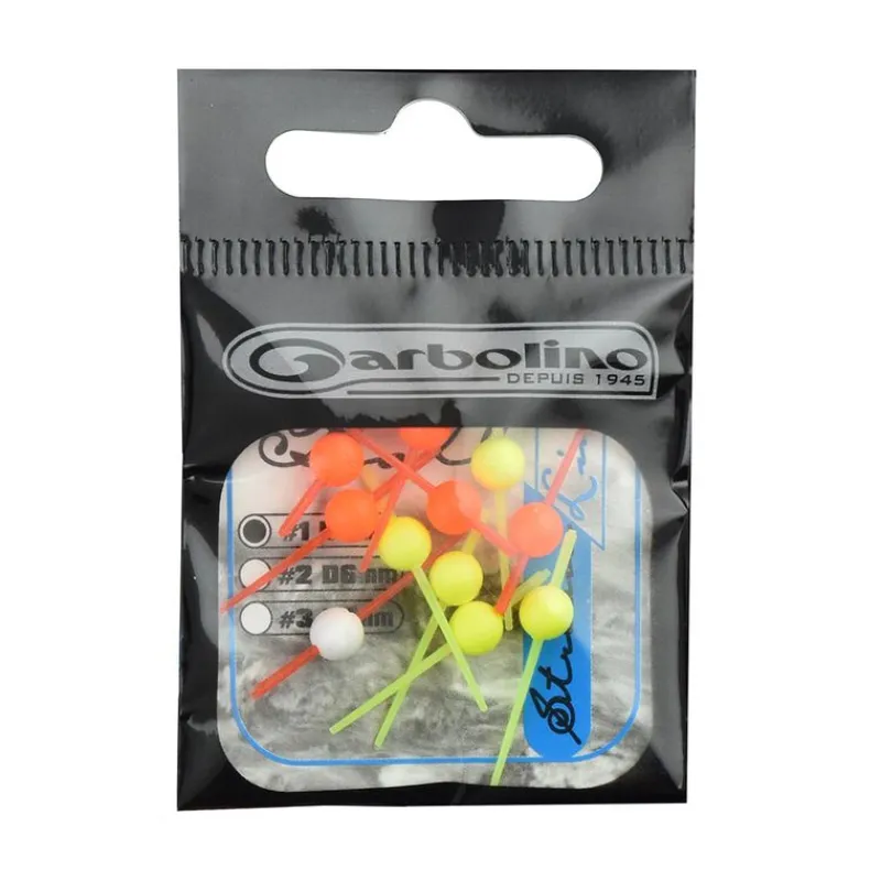 Lignes Et Accessoires De Montage - GARBOLINO Streamline Reperes de ligne Ball (5JAU +5ORA +BLC)