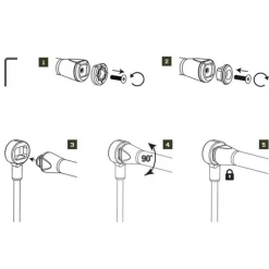 Supports Cannes - NASH Support de canne arrière Scope Butt Lock Peg