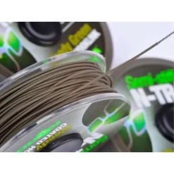 Acc.Montages/Hameçons - KORDA Tresse à bas de ligne carpe n-trap semi -stiff green 20m