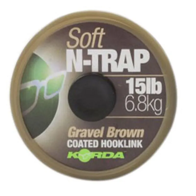 Acc.Montages/Hameçons - KORDA Tresse à bas de ligne carpe n-trap soft gravel