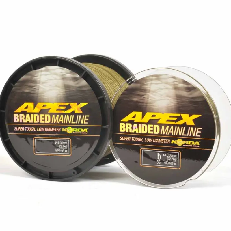 Filaments - KORDA Tresse carpe apex braided mainline 1200m