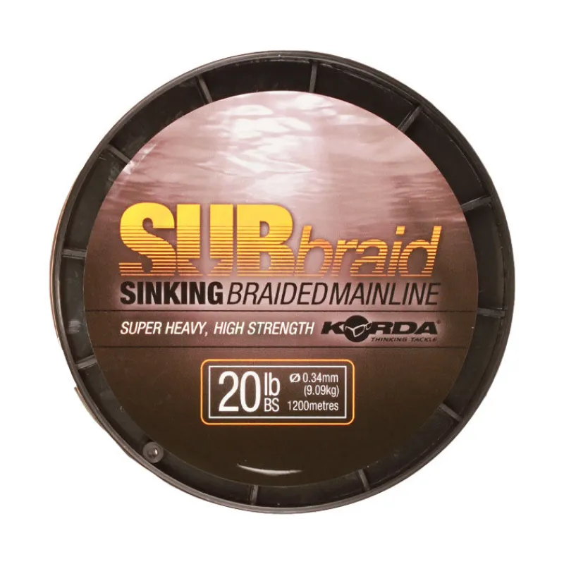 Filaments - KORDA Tresse carpe sub braid 1200m