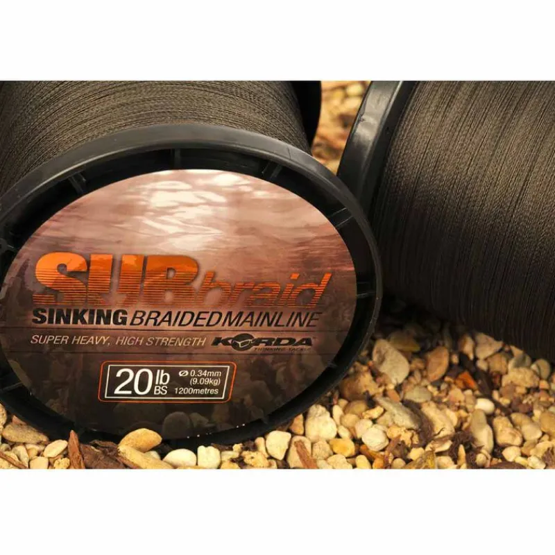 Filaments - KORDA Tresse carpe sub braid 1200m