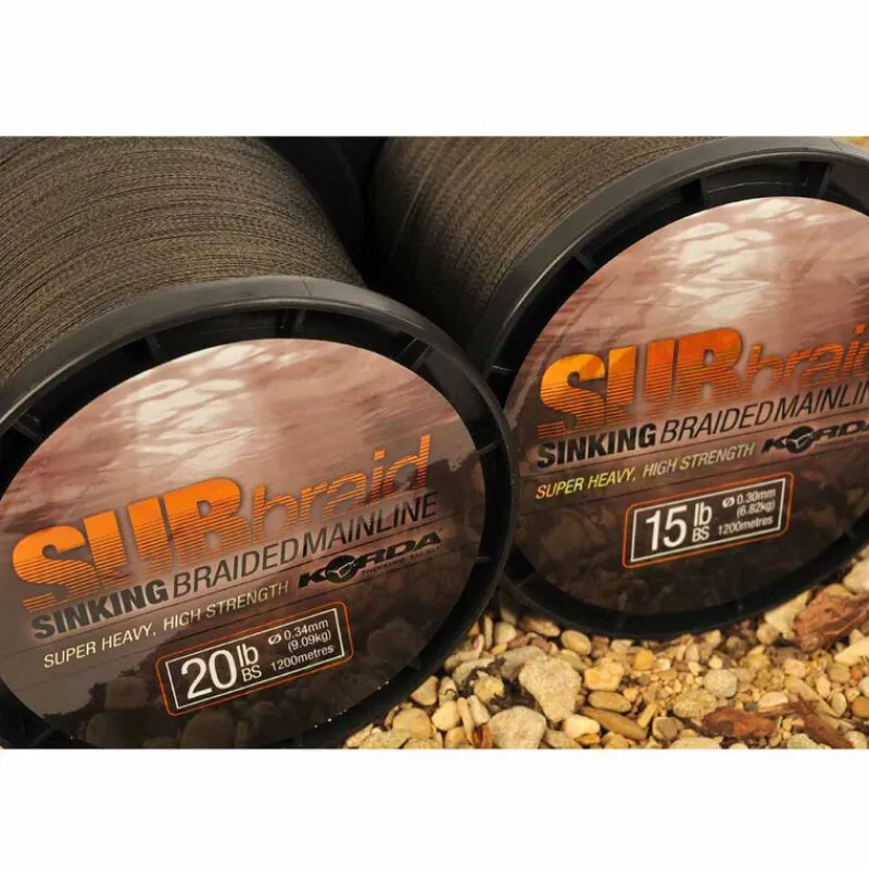 Filaments - KORDA Tresse carpe sub braid 1200m