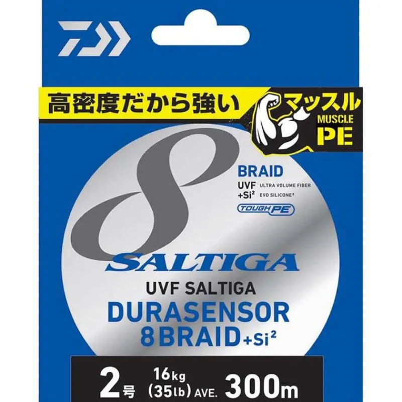 Tresses, Nylons, Fluorocarbones - DAIWA Tresse Saltiga 8B 200m