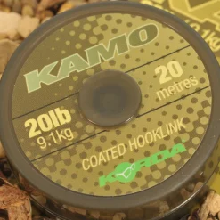 Acc.Montages/Hameçons - KORDA Tresse gainée carpe kamo coated hooklink (20m)