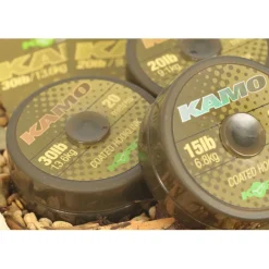 Acc.Montages/Hameçons - KORDA Tresse gainée carpe kamo coated hooklink (20m)