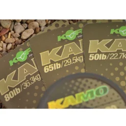 Acc.Montages/Hameçons - KORDA Tresse gainée carpe kamo coated hooklink (20m)